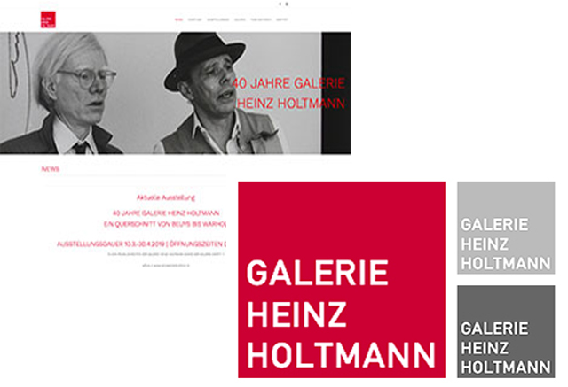 Screenshot von der Website
