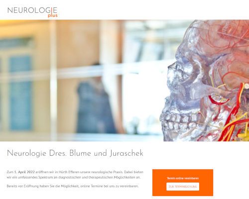 Website für eine neurologische Praxis neurologie-plus.de