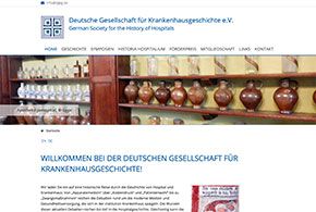 Deutsche Gesellschaft für Krankenhausgeschichte e.V. - Website